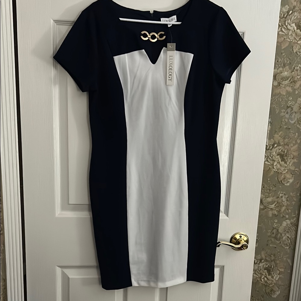 Elegant Black and White Dress by Philosophy